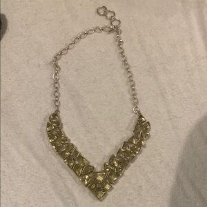 Citrine Gemstone Statement Necklace